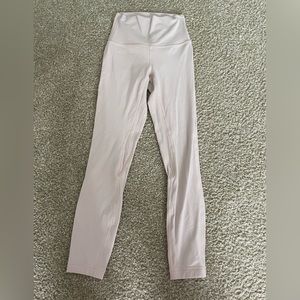 Super cute pink lululemon align leggings 25 inch size 2!